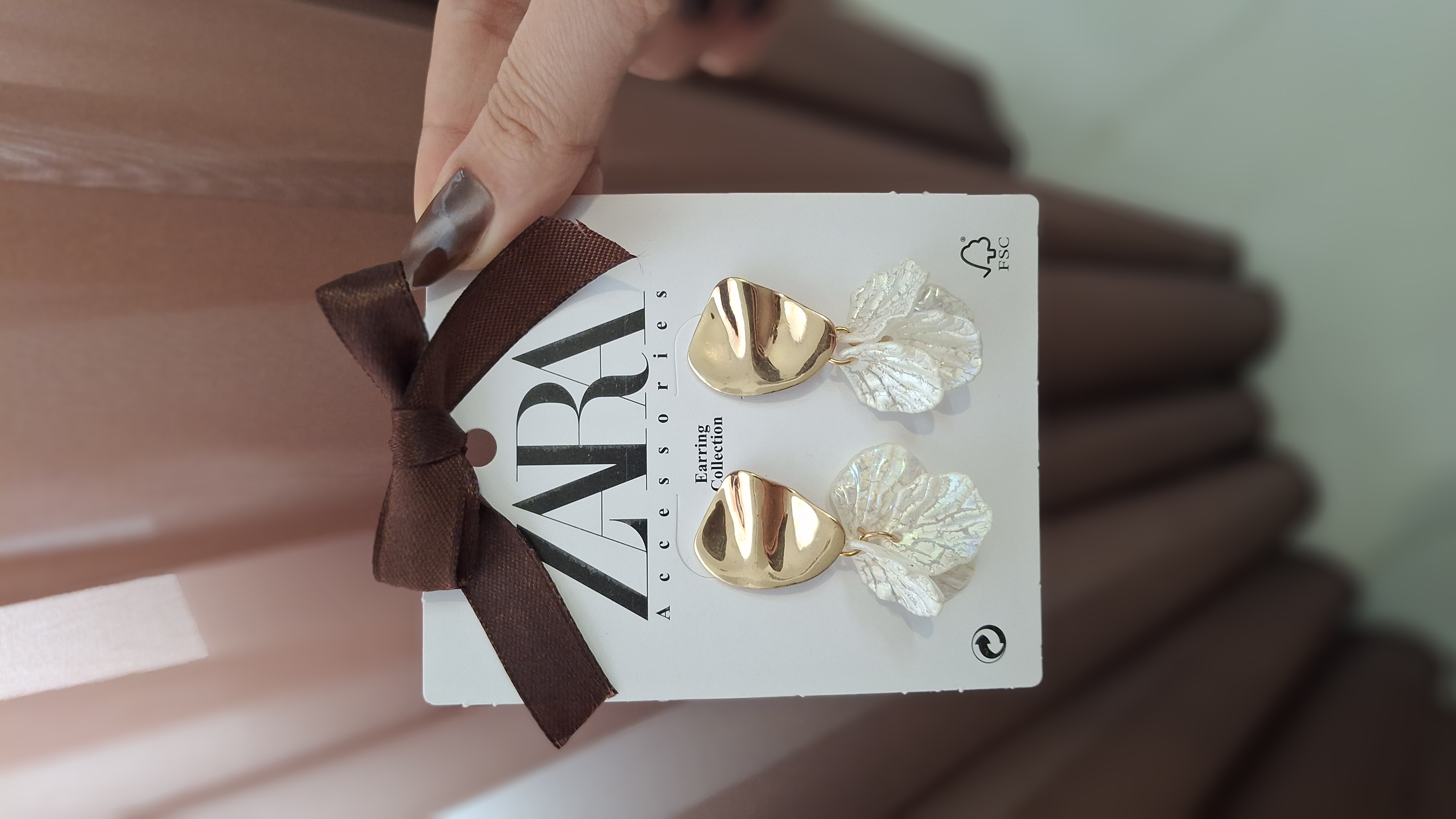 کالکشن گوشواره ZARA تابستونی طلایی