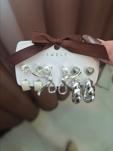 پک گوشواره آبکاری نقره
