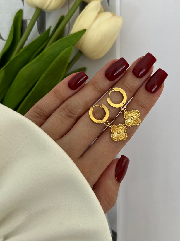 گوشواره ونکلیف حلقه ای