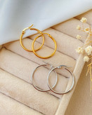 گوشواره حلقه ای استیل