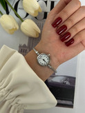 ساعت بنگلی نقره ای