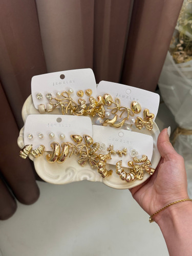 پک گوشواره اقتصادی طلایی